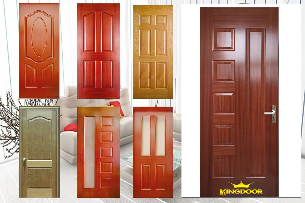 Một số mẫu cửa gỗ công nghiệp HDF Veneer - Cửa phòng ngủ giá rẻ.