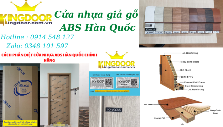 Bài viết " Giá cửa nhựa ABS Hàn Quốc tại Bình Tân - Cửa nhựa giả gỗ rẻ, bền, đẹp ".