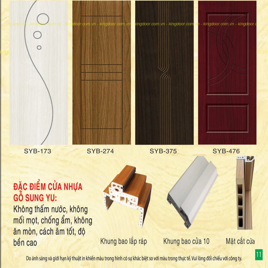 Mẫu cửa nhựa Composite
