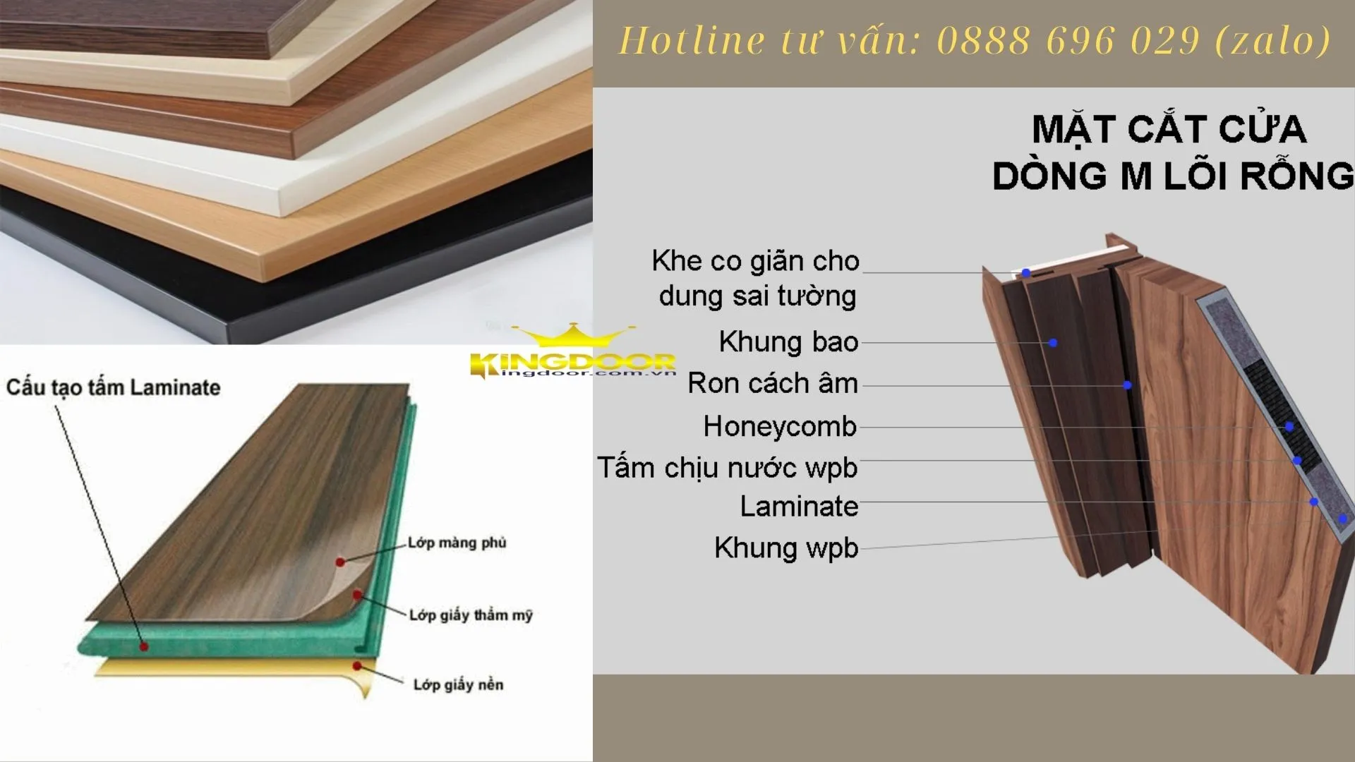 Cửa gỗ công nghiệp MDF laminate cao cấp tại Củ Chi